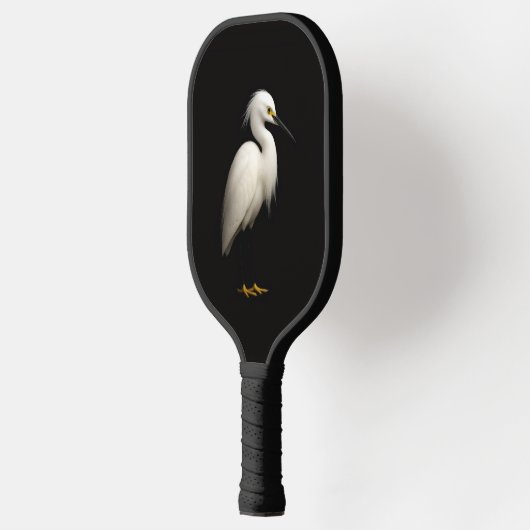 Black 4 Luxe Pickleball Paddle, Snowy Egret Pickleball Paddle (Links)
