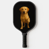 Black 4 Luxe Pickleball Paddle, Tender Labrador Paddle (Voorkant)