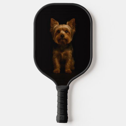 Black 4 Luxe Pickleball Paddle, Yorkshire Terrier Paddle (Achterkant)