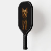 Black 4 Luxe Pickleball Paddle, Yorkshire Terrier Paddle (Links)