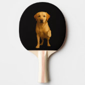Black 4 Luxe ping pong paddle, Tender Labrador Tafeltennisbatje (Voorkant)