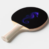 Black 4 Luxe ping pong paddle, Violet Seahorse Tafeltennisbatje (Voorkant Gekanteld)
