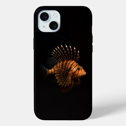 Black 4 Luxe, Red Lionfish iPhone 15 Plus Case-Mate iPhone Case (Achterkant)