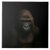 Black 4 Luxe Tile with Gorilla Tegeltje (Voorkant)