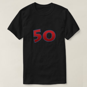 Black 50th Birthday Party T-shirt
