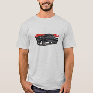 Black '57 Bel Aire post gasser T-shirt