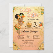 Black A Little Cutie est sur son chemin Invitation (Devant)