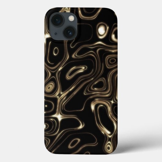 Black abstract Hoesje-Mate iPhone draagtas Case-Mate iPhone Case (Achterkant)
