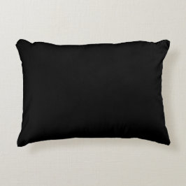 Black Accent Pillow 16 x 12 inch Kussen