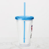 Black Adam | Afbeelding voor Atom Smasher-teken Acryl Drinkbeker (Rechts)