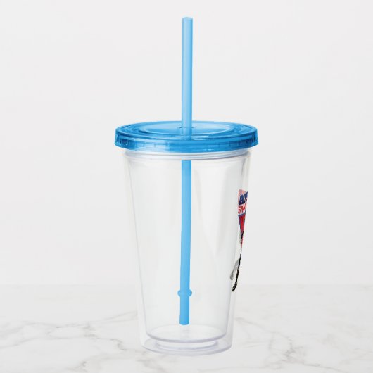 Black Adam | Afbeelding voor Atom Smasher-teken Acryl Drinkbeker (Rechts)