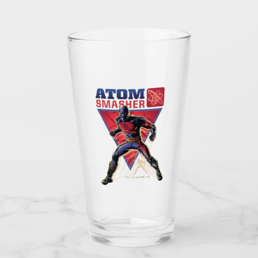 Black Adam | Afbeelding voor Atom Smasher-teken Glas (Voorkant)
