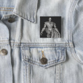 Black Adam Alternate Vierkante Button 5,1 Cm (In situ)