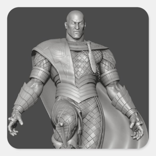 Black Adam Alternate Vierkante Sticker (Voorkant)