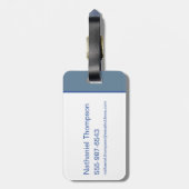 Black Adam | Atom Smasher Character Graphic Bagagelabel (Achterkant verticaal)