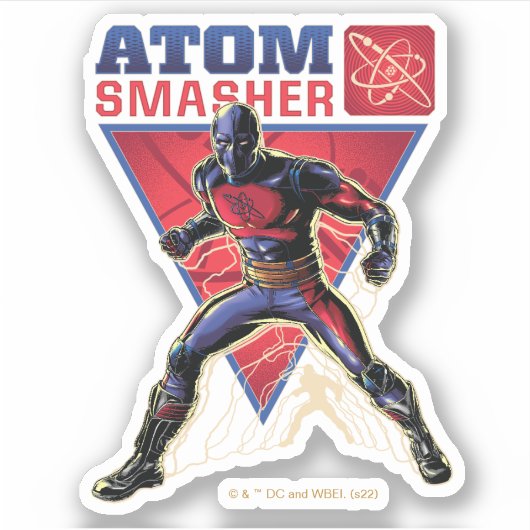 Black Adam | Atom Smasher Character Graphic Sticker (Voorkant)