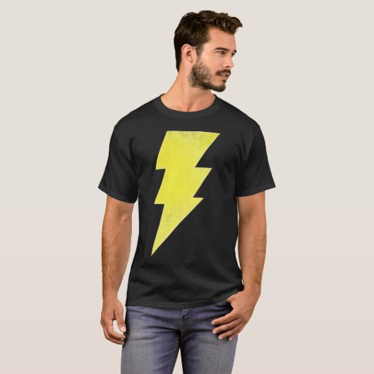Black Adam Black Lightning T-shirt (Voorkant volledig)
