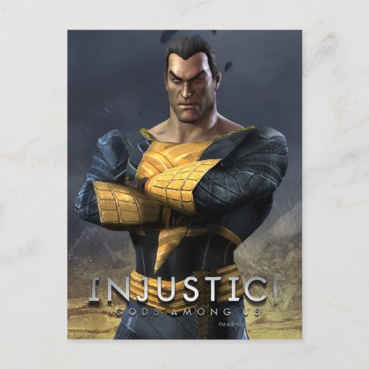 Black Adam Briefkaart (Voorkant)