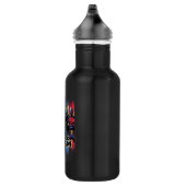 Black Adam Characters In Stripes Graphic Waterfles (Rechts)