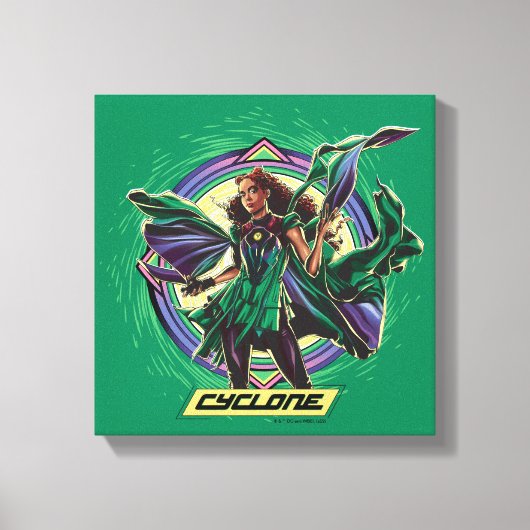 Black Adam | Cyclone Character Graphic Canvas Afdruk (Voorkant)
