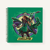 Black Adam | Cyclone Character Graphic Notitieboek (Voorkant)