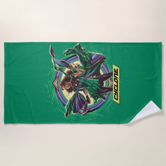 Black Adam | Cyclone Character Graphic Strandlaken (Voorkant)