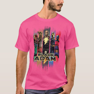 Black Adam cycloon Hawkman Dr. Fate en Atom Smash T-shirt
