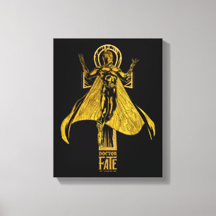Black Adam   Doctor Fate Character Graphic Canvas Afdruk