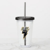 Black Adam Grey en Gold Lightning Graphic