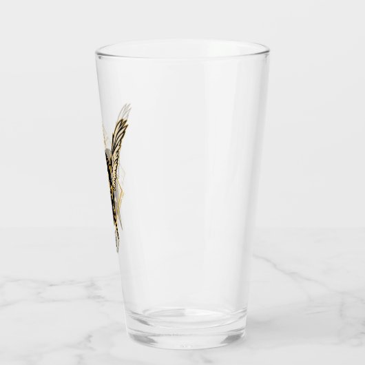 Black Adam Hawkman Helmet Graphic Glas (Links)