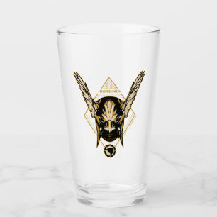 Black Adam Hawkman Helmet Graphic Glas