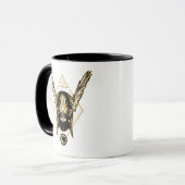 Black Adam | Hawkman Helmet Graphic Mok (Voorkant links)