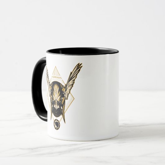 Black Adam | Hawkman Helmet Graphic Mok (Voorkant links)