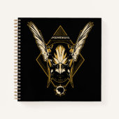 Black Adam | Hawkman Helmet Graphic Notitieboek (Voorkant)
