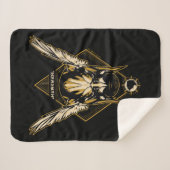 Black Adam | Hawkman Helmet Graphic Sherpa Deken (Voorkant (horizontaal))