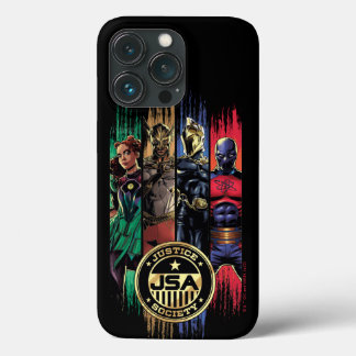 Black Adam Justice Society Heroes In Stripes iPhone 13 Pro Hoesje