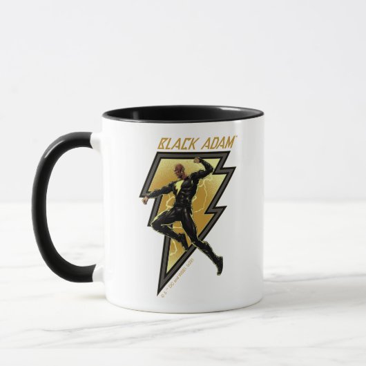 Black Adam Lightning Bolt Character Illustration Mok (Links)