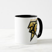 Black Adam Lightning Bolt Character Illustration Mok (Voorkant rechts)