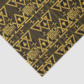 Black Adam Lightning Bolt driehoekig patroon Tissuepapier (Detail)