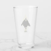 Black Adam Lightning Silhouette Graphic Glas (Achterkant)