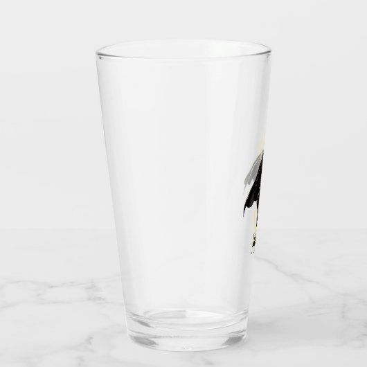 Black Adam Lightning Silhouette Graphic Glas (Rechts)