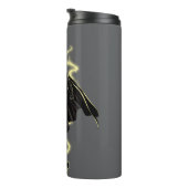 Black Adam Lightning Silhouette Graphic Thermosbeker (Geroteerd rechts)
