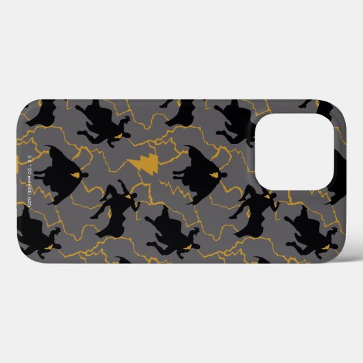 Black Adam Lightning Silhouette Pattern Case-Mate iPhone Case (Achterkant (horizontaal))