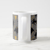 Black Adam Lightning Silhouette Pattern Extra Grote Beker (Achterkant)