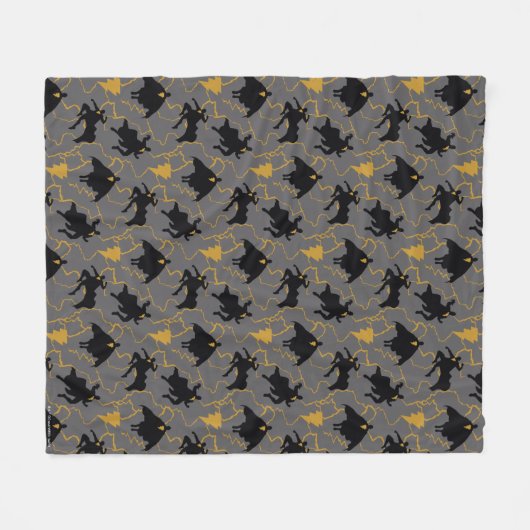 Black Adam Lightning Silhouette Pattern Fleece Deken (Voorkant (Horizontaal))