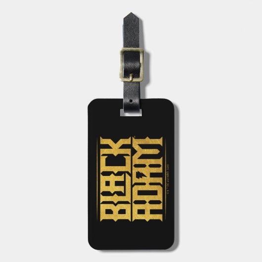 Black Adam Stacked Name Graphic Bagagelabel (Voorkant verticaal)