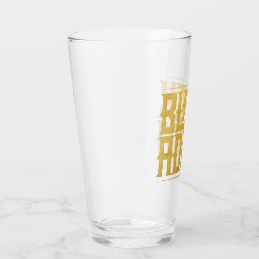 Black Adam Stacked Name Graphic Glas (Rechts)