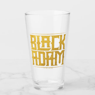 Black Adam Stacked Name Graphic Glas