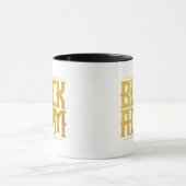 Black Adam Stacked Name Graphic Mok (Midden)