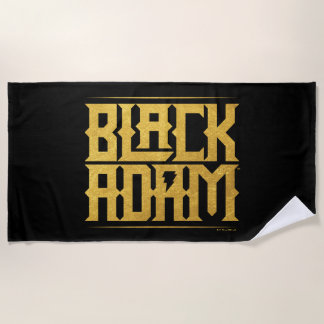 Black Adam Stacked Name Graphic Strandlaken